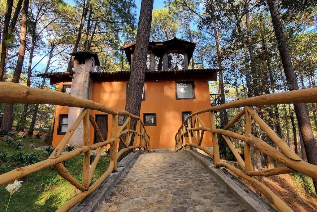 Cabana Rustica A 1Km De Cascada Мазамитла Экстерьер фото